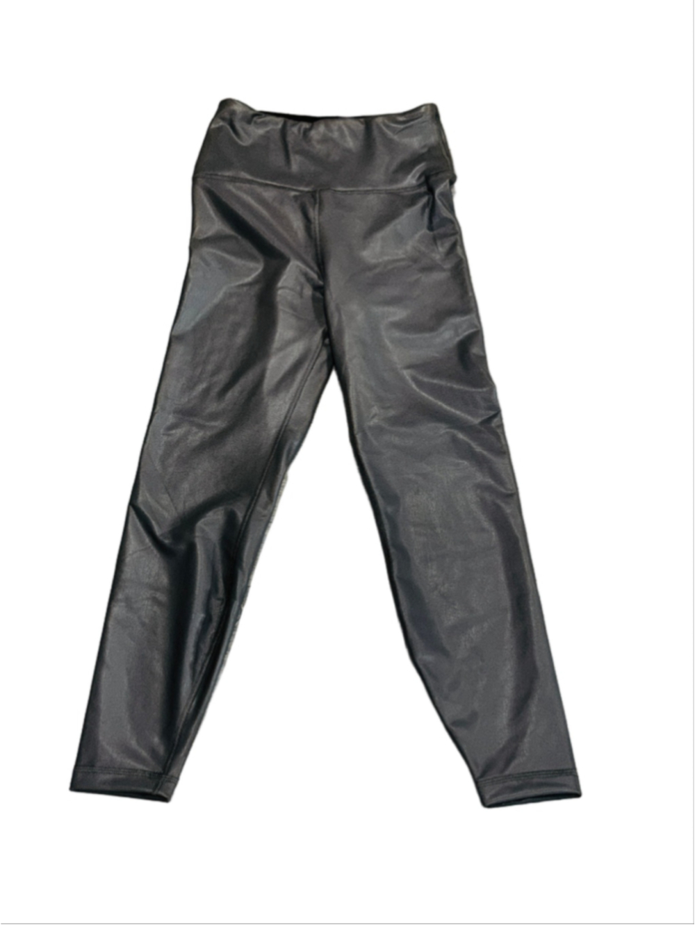 Yogalicious Gray Faux Leather Leggings